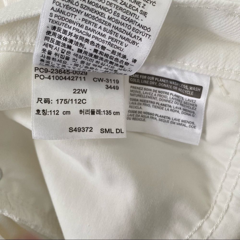 NEW Levi’s 311 shaping skinny Capri jeans 22W - Picture 6 of 10